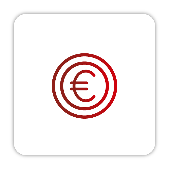 Icona della moneta in euro